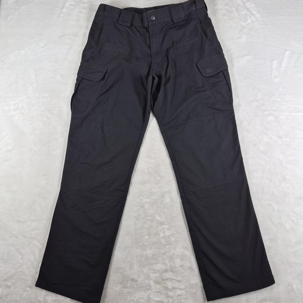 5.11 Tactical Stryke Cargo Pants Men's 34x32 Black Utility Ripstop Regular Fit